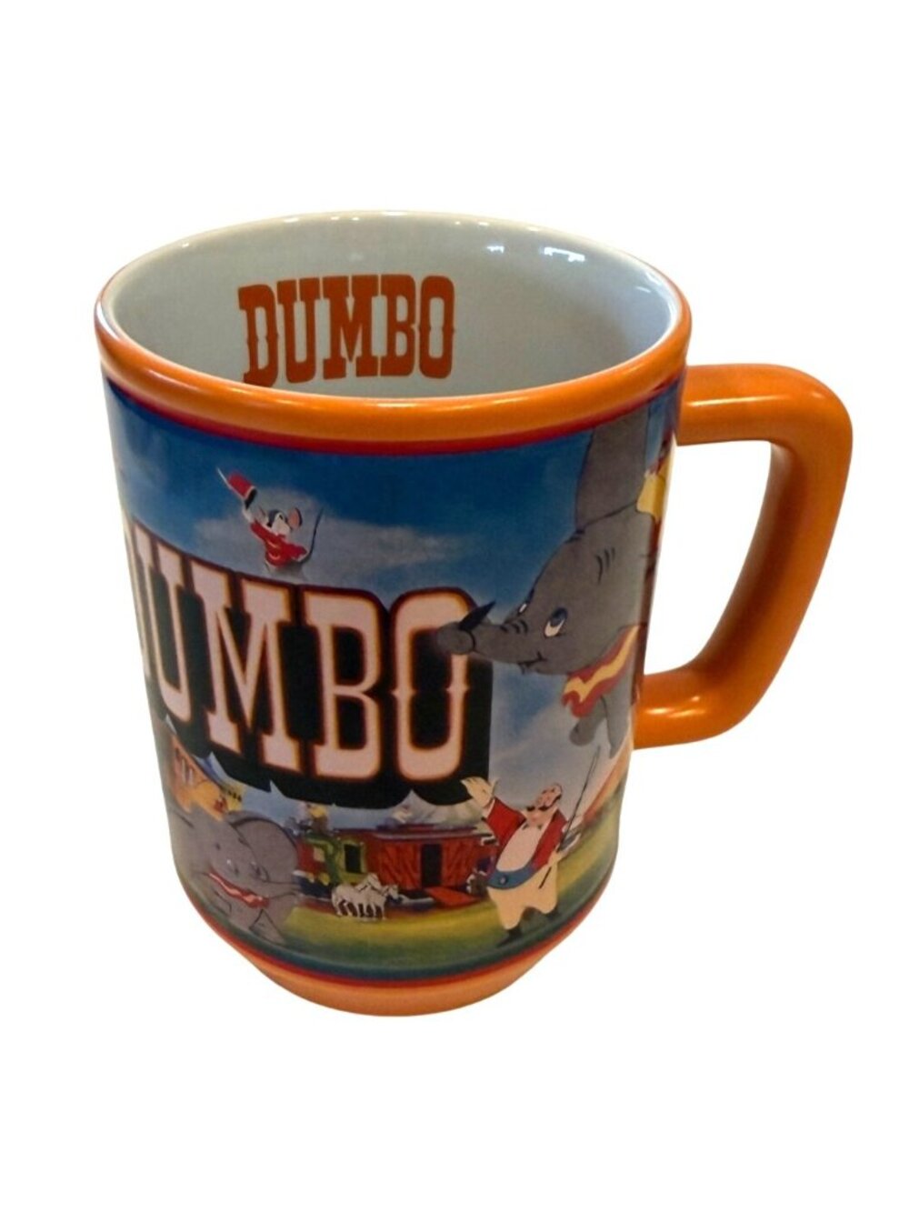 Disney Store Classic Animation Dumbo Large Coffee Tea Ceramic Mug 5"